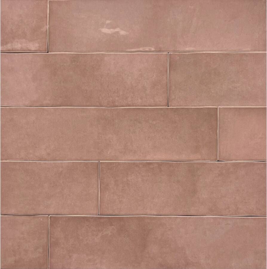 Stardos Zellige Rosé Keramiek 6.2x25 cm Rose