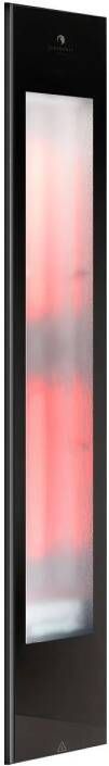Douche Concurrent Sunshower Pure Black XL Infrarood Inbouwapparaat 19.9x123.8x10cm Full Body 2000watt Aluminium - Foto 1