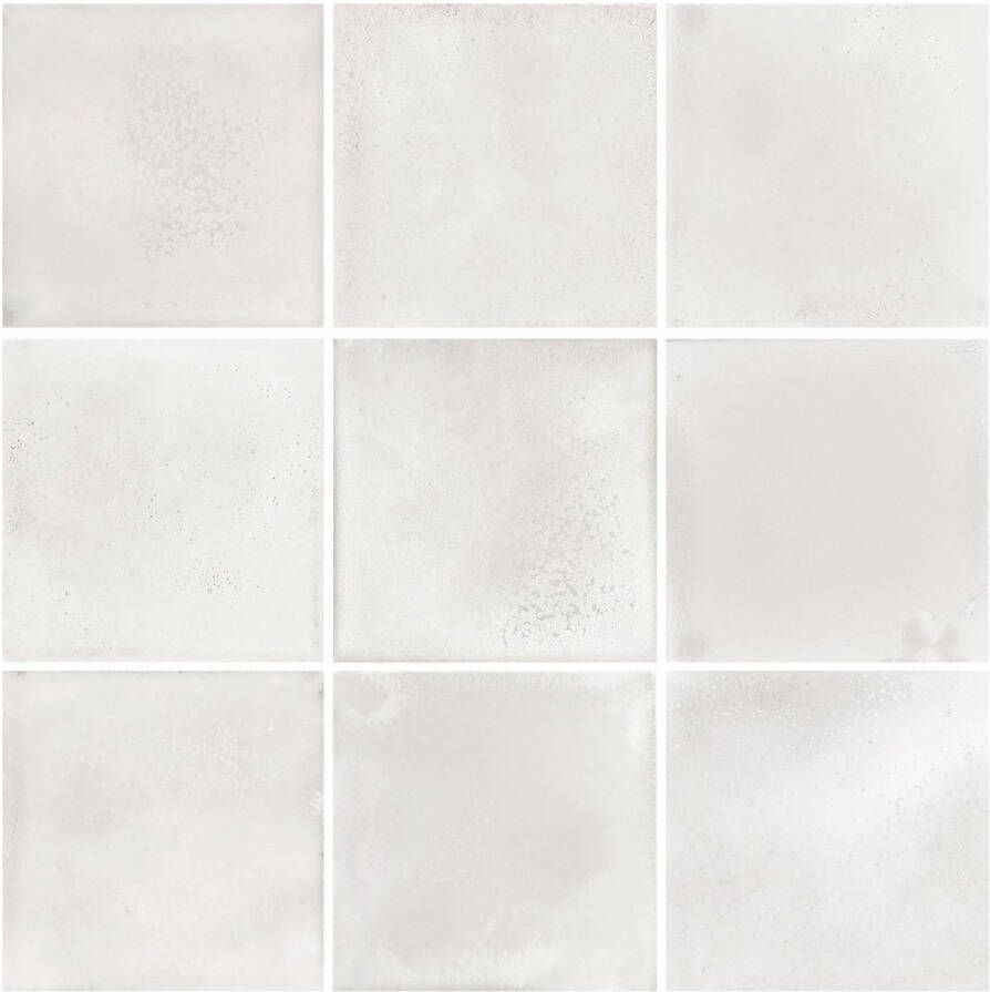 The Mosaic Factory Kasba mozaïektegel 30x30cm wandtegel Vierkant Porselein White Mat KAM10010 - Foto 4