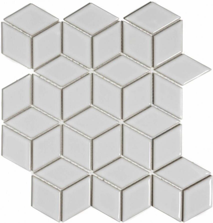 The Mosaic Factory Paris mozaïektegel 48x81x6mm wandtegel voor binnen en buiten bucket porselein glans wit PACU100 online kopen