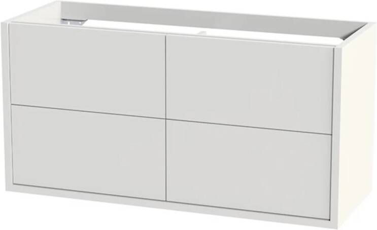 Tiger Boston Wastafelonderkast 120 cm Hoogglans Wit