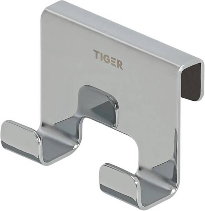 Tiger Caddy Handdoekhaak voor douchecabine 68 mm Chroom 1401230346 - Foto 2