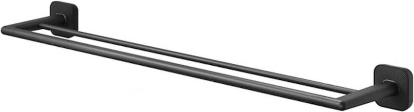 Tiger Carv Handdoekrek dubbel 652 cm Zwart 800248 - Foto 2