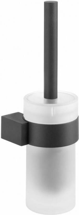 Tiger Nomad Toiletborstel met houder Zwart 11.7x33.9x11.1cm 249930746