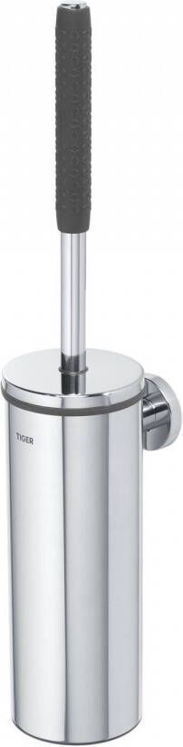 Tiger Boston Comfort & Safety Toiletborstel met houder RVS gepolijst 9x46.9x12.6cm 299920346