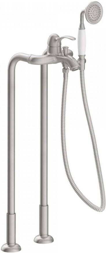 Tres Badmengkraan Clasic Vrijstaand 1 Hendel Incl Handdouche RVS - Foto 2
