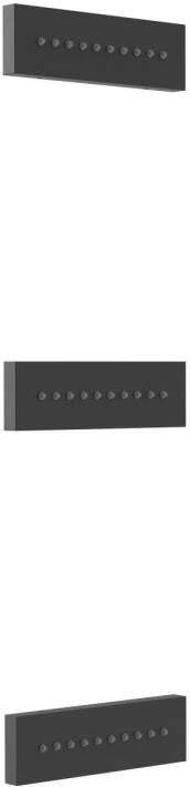 Tres Bodyjet Inbouw Hydromassage 13.9x4.9 cm Breed Mat Zwart - Foto 2