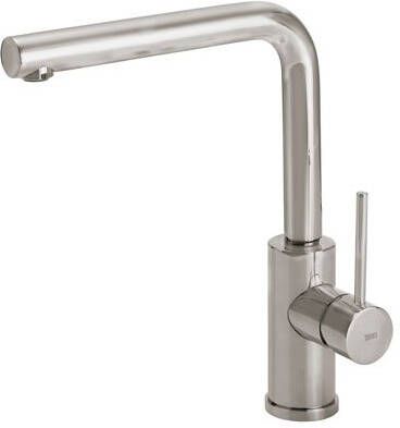 Tres Keukenkraan Top | Opbouw | 360° Draaibaar | Mengkraan | 1-hendel | Rond | RVS look - Foto 2