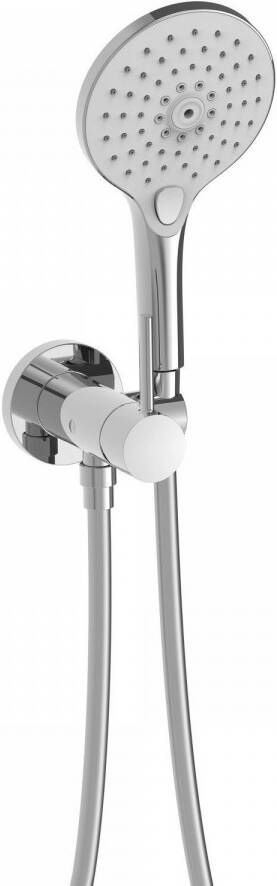 Tres Douchemengkraan Inbouw Study Exclusive met Handdoucheset met Ronde Handdouche en Hendel Chroom - Foto 3