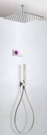 Tres Regendouche set electronisch Shower technology | Inbouw | Thermostaatkraan | 2-weg | Vierkant | Chroom - Foto 7