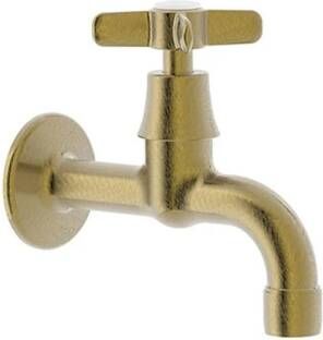 Tres Fonteinkraan Retro Clasic Verouderd Messing