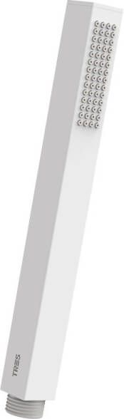 Tres Staafhanddouche Cuadro | 1 Stand | Vierkant | Wit mat - Foto 2