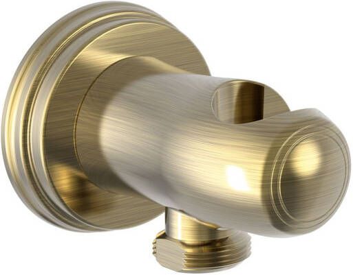 Tres Doucheaansluiting Clasic | Met handdouchehouder | Messing | Vintage | Messing oud - Foto 3