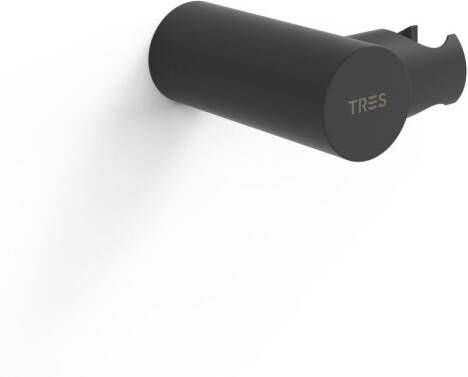 Tres Handdouchehouder Loft | Verstelbaar | Messing | Rond | Zwart mat - Foto 2