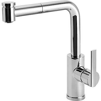 Tres Keukenkraan Lex | Opbouw | 360° Draaibaar | Uitrekbare sproeier | Mengkraan | 1-hendel | Rond | Chroom - Foto 2