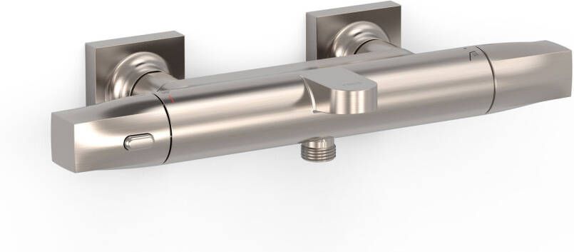 Tres Thermostatische Mengkraan Over-Wall voor Bad en Douche Staal