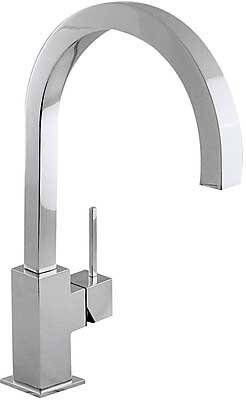 Tres Keukenkraan Top | Opbouw | 360° Draaibaar | Mengkraan | 1-hendel | Vierkant | Chroom - Foto 4