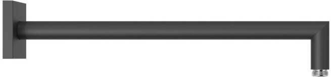 Tres Douchearm Exclusive | 40 cm | Wandmontage | Messing | Rond | Zwart mat - Foto 2