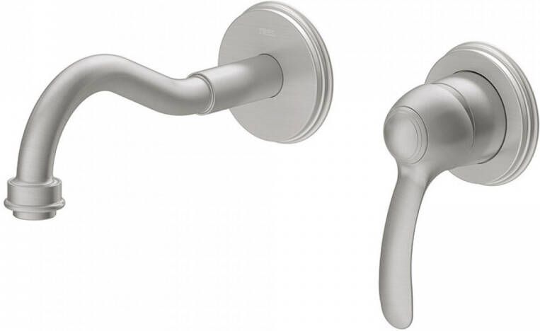 Tres Wastafelmengkraan Clasic Gebogen 1 Hendel RVS