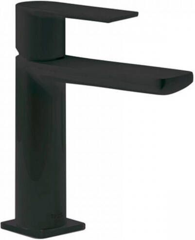 Tres Wastafelmengkraan Loft Colors 1-Hendel Uitloop Recht 11 3 cm Rond Mat Zwart