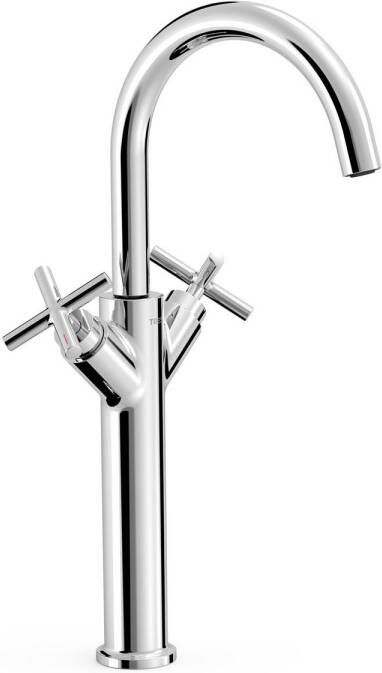 Tres Wastafelmengkraan Mont Blanc Hoog XXL Met Twee Grepen Chroom