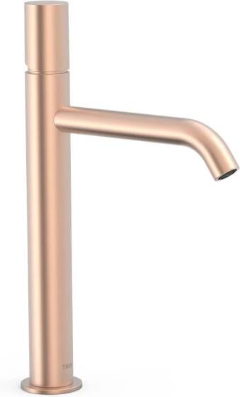 Tres Wastafelmengkraan Study Exclusive 32 5 cm 1-Knop Rond Mat Rosé Goud
