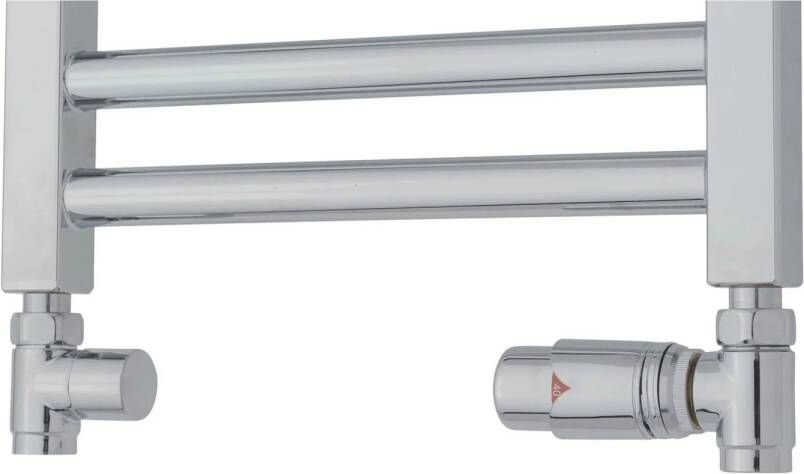 TVS Design Radiator Aansluitset TVS Valves 210 Chroom