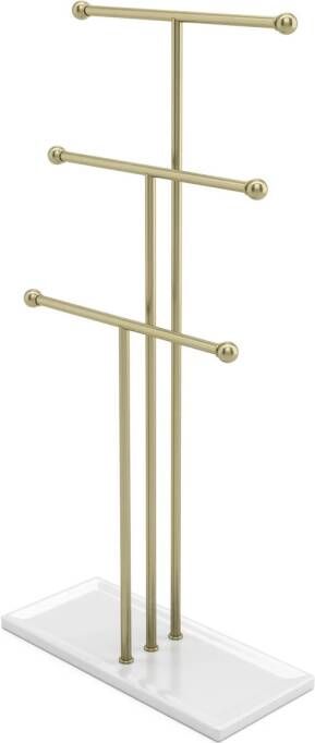 Umbra Sieradenrek Trigem 23 x 10 x 48 cm Wit en Goud