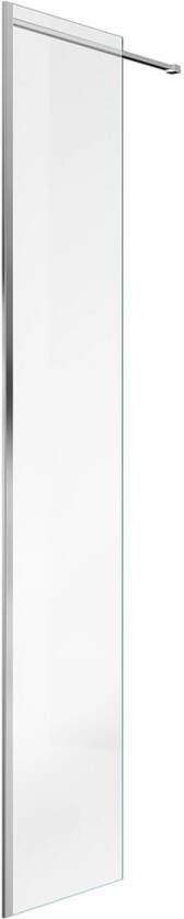 Go by Van Marcke Zijwand Inloopdouche Van Marcke Go Linard 50x200 cm 8 mm EasyClean Profielloos Chroom - Foto 1
