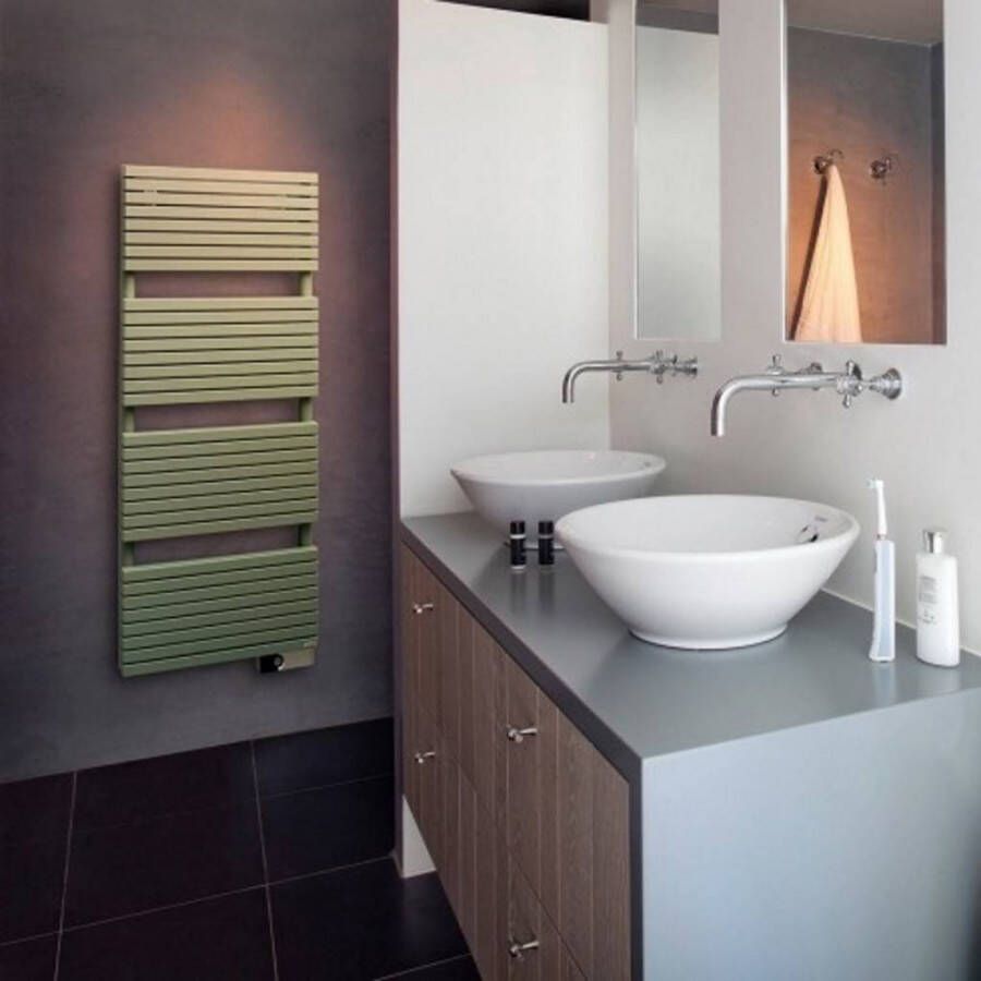 Vasco Carré CB-EL designradiator elektrisch horizontaal 1737x600mm 1250W wit 113350600173700009016-0000 - Foto 2
