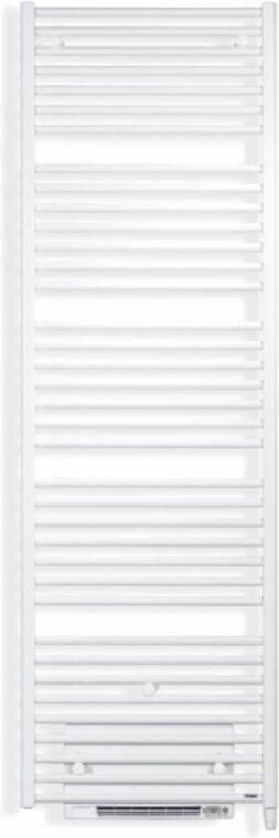 VASCO Iris HD EL BL elektrische radiator 1900W wandmodel verticaal schakelklok blower hxbxd 1790x500x34mm wit RAL9016