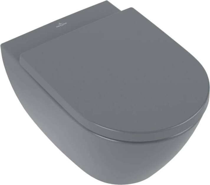 VILLEROY&BOCH Subway 2.0 diepspoelcloset 370x560 mm zonder spoelrand wandhangend DirectFlush ovaal afvoer horizontaal Graf C+ - Foto 2