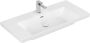 Villeroy & Boch Wastafel Subway 3.0 Met CeramicPlus 1 Kraangat Met Overloop 100x47x16.5 cm Stone White - Thumbnail 3