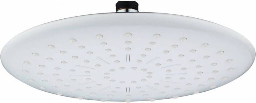 Go by Van Marcke Hoofddouche VM Biak 1 2 Inch 1 Stand Ø 23cm Antikalk Waterbesparend Wit Chroom