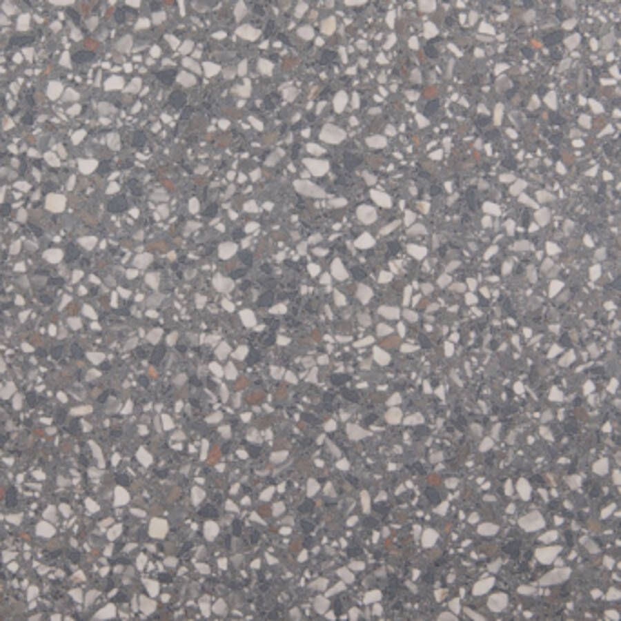 vtwonen Vloer- en Wandtegel Terrazzo 60x60 cm Mat Lead Flakes