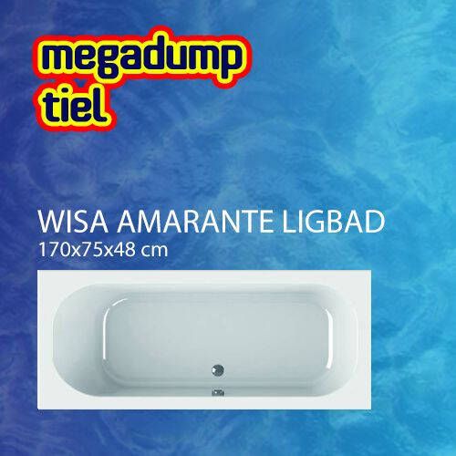 Wavedesign Ligbad Amarante Wit 170x75x48 cm Wit