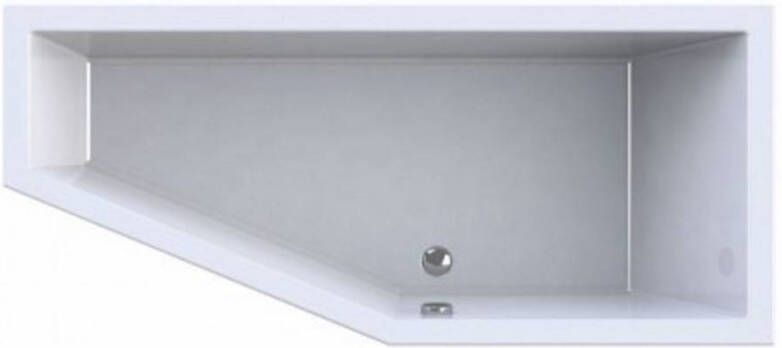 Wavedesign Ligbad Dore 170X75X48 cm Wit 170x75x48 cm Links