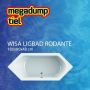 Wisa Wavedesign by Rodante ligbad acryl wit (lxb) 1790x800mm rechthoekig - Thumbnail 2