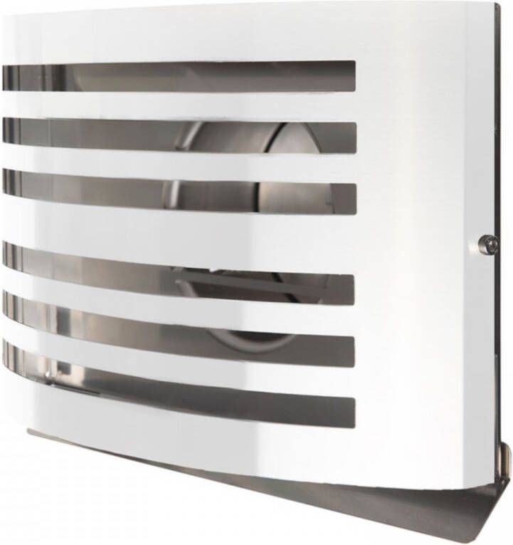Weckx Overdruk Ventilatierooster Alfa 15 cm Mat Wit