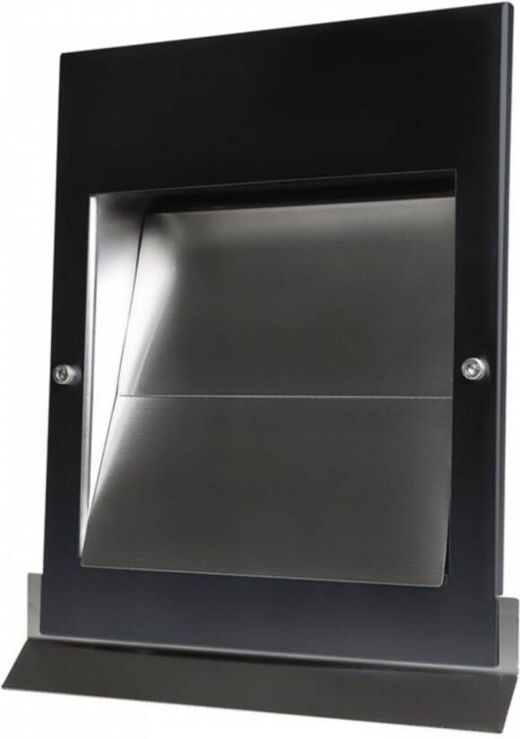 Weckx Overdruk Ventilatierooster Sigma 12.5 cm Mat Zwart