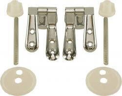Riko bevestigingset WC zitting hout chroom 32.3297