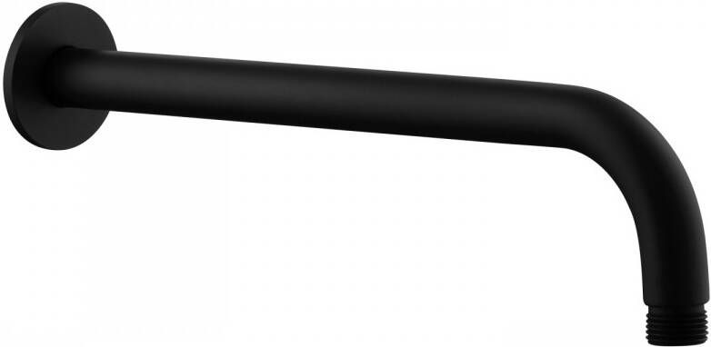Wiesbaden Xellanz Wiesbaden Nala douchearm rond muurbevestiging 38 cm mat zwart