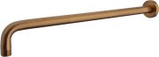 Wiesbaden Douchearm Rond Gebogen Caral Muurbevestiging 45 cm Geborsteld Brons Koper - Thumbnail 1