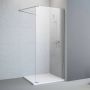 Diamond Line Inloopdouche Eco 140x200cm Antikalk Helder Glas Chroom Profiel 8mm Veiligheidsglas Easy Clean - Thumbnail 10