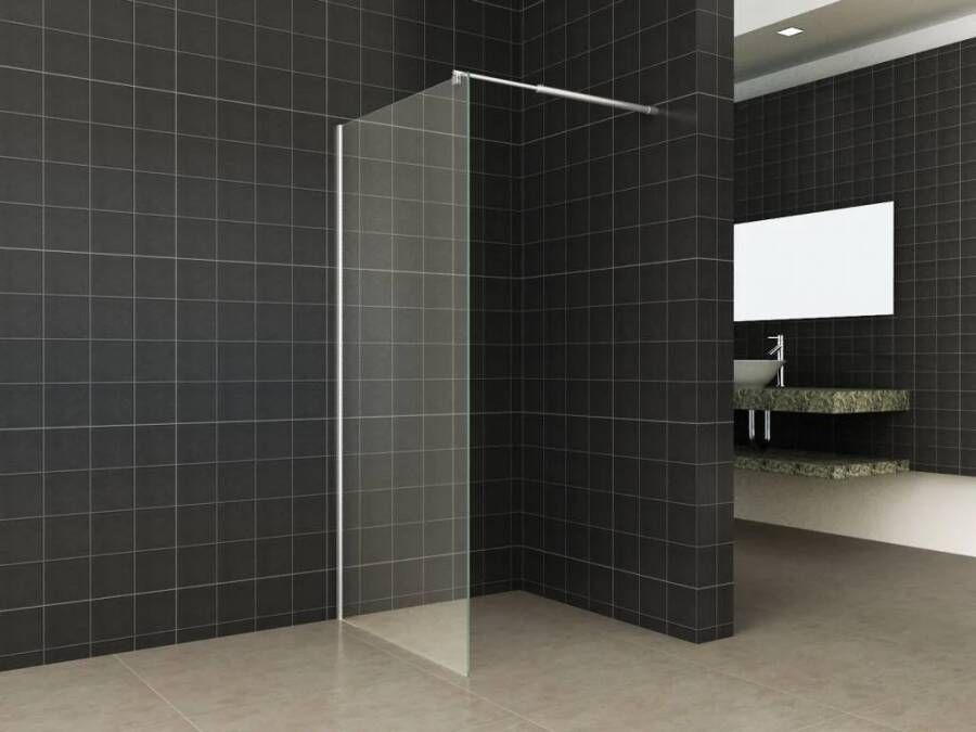 Xellanz Inloopdouche Eco 100x195cm Helder Glas Chroom Profiel 6mm Veiligheidsglas Easy Clean - Foto 7