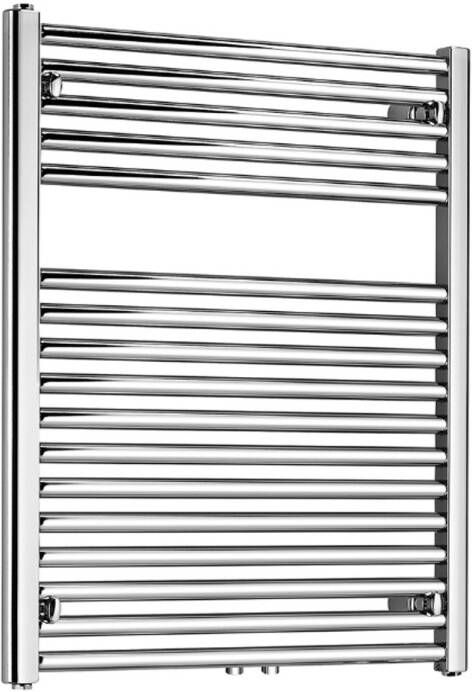 Wiesbaden Designradiator Elara 75x60cm 347 Watt Glans Chroom Middenonderaansluiting - Foto 5