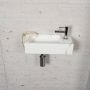 Wiesbaden Fonteinset Carrara Marmerlook Color Chroom Fonteinset Met Amador Kraan - Thumbnail 2