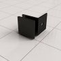 Wiesbaden Wiebaden Less glaskoppelingset voor profielloze inloopdouche (2 stuks) 4 cm mat zwart - Thumbnail 2