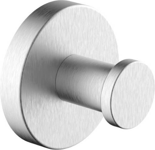 Wiesbaden Alonzo handdoekhaak groot 5 x 5 x 4 cm geborsteld rvs