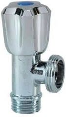 Riko Plumb Hoekstopkraan 1010 1 2x3 4 Chroom 33.3610 - Foto 1